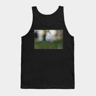 Snail shell in the middle of nature Tank Top